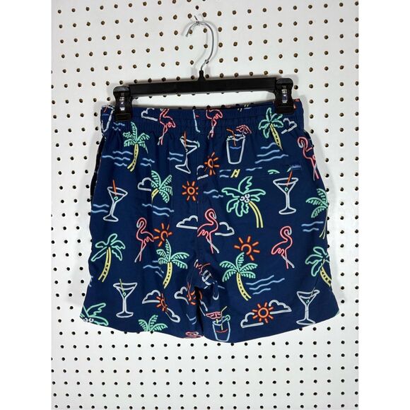 Chubbies The Neon Lights Swim Shorts Trunks Navy Board Shorts S - Picture 2 of 5